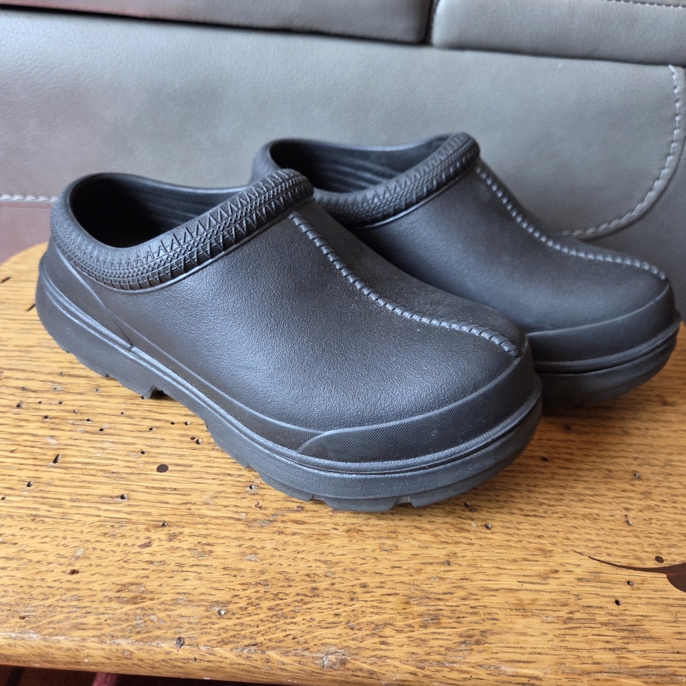 UGG Tasman X Shoes Women's 6 Black Slip On Mule Clog Platform Waterproof